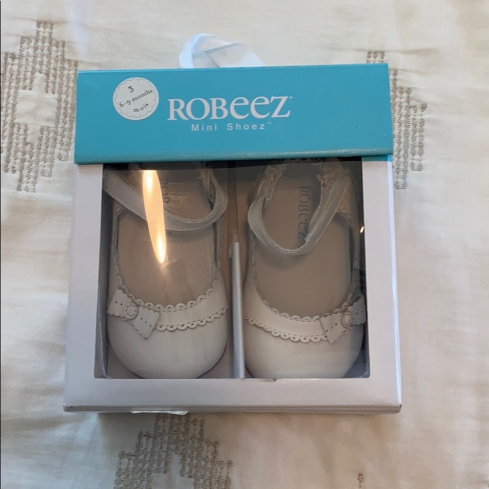 White leather shoes